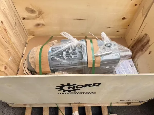 Редукторный двигатель NORD SK52-112MP4 BRE60 TF отправлен в Нижний Новгород, Россия